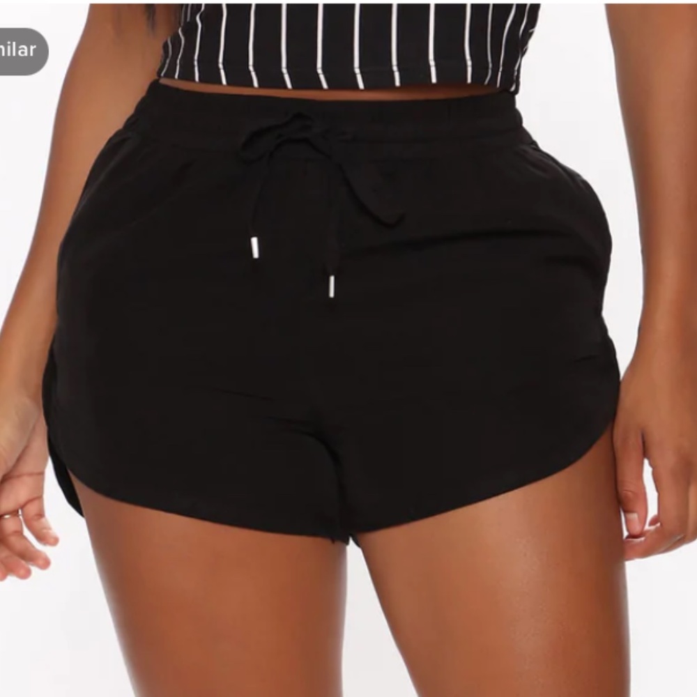 Fashion Nova Black Dolphin Shorts